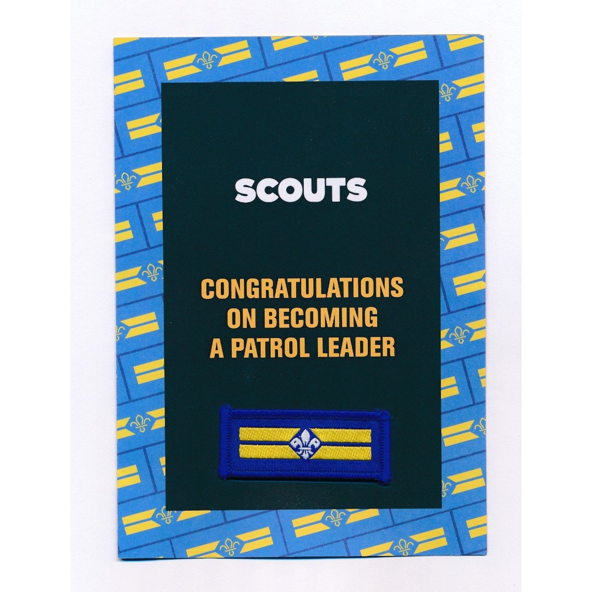 Scout Patrol Leader Badge and Top Tips Leaflet