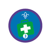 Emergency Aid Staged Activity Badge