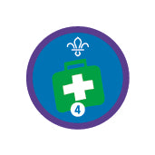 Emergency Aid Staged Activity Badge