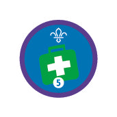Emergency Aid Staged Activity Badge