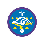 Swimmer Staged Activity Badge