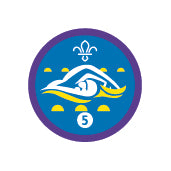 Swimmer Staged Activity Badge