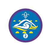 Swimmer Staged Activity Badge